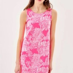 Lilly Pulitzer Kristen Swing Dress Roxie Pink Toile NWT